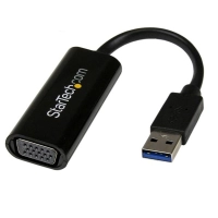 Adaptador de video externo - convertidor usb 3.0 a vga - cable compacto - 1920x1200 / 1080p - solo windows - startech.com mod. usb32vgaes