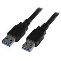 Cable de 1.8m usb 3.0 superspeed a macho a a macho color negro - startech.com mod. usb3saa6bk