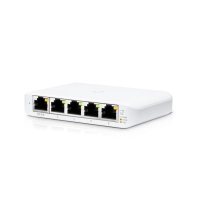 Ubiquiti usw-flex-mini switch unifi administrable compacto de 5 puertos 101001000 mbps, entrada de poe 802.3afat