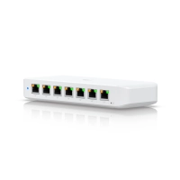 Ubiquiti usw-ultra - switch ultra unifi de 8 puertos poe administrable capa 2 42w poe (1 puerto poe++ de entrada , 7 puertos poe+ de salida ) hasta 256 vlans capacidad de switching hasta 16gbps no incluye fuente de alimentación, diseño compacto