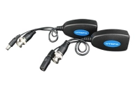 Utepo utp101pvhd12 - par de transceptores 4k para video y energía, con entradas rj45, 4k hasta 150m con cvi, 4mp y 2mp hasta 250m