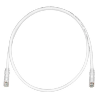 Cable de parcheo panduit utpsp7gyy - 2, 13 m, rj-45, rj-45, color blanco