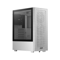 Gabinete gamer xpg valor mesh media torre (atx - micro-atx y mini-itx) panel lateral vidrio templado. filtro polvo extraible. blanco. valormeshmt-whcww