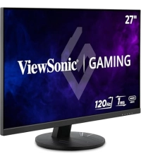 Monitor viewsonic gamer vx2716a, 27 pulgadas, ips, 1920 x 1080, full hd, 120 hz, 1 ms, con altavoces, usb c, hdmi, display port, 3 años de garantia