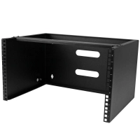 Startech.com soporte montaje en pared de 6u 13.78in profundidad rack horizontal para patch panel parcheo - acero - 20.05kg capacidad máxima de peso