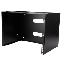 Startech.com bracket de montaje en pared para equipo de rack 8u de 13.75 pulgadas de profundidad - acero - 36.38kg capacidad máxima de peso