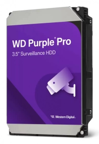 Disco duro interno wd purple pro 12tb 3.5 escritorio sata3 6gb/s 512mb 7200rpm 24x7 ia dvr nvr hasta 64 camaras  wd122purp