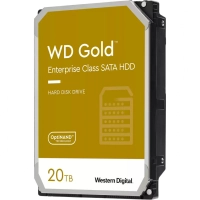 Disco duro interno wd gold 20tb 3.5 escritorio sata3 6gb/s 512mb 7200rpm 24x7 hotplug nas dvr nvr server datacenter wd202kryz
