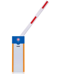 Wejoin wjcb101vfil34 - barrera vehicular izquierda de alto flujo con motor de 24 vcc, fuente de alimentación de 110 vca, brazo octagonal de 4.5 metros, velocidad de 3 segundos y dirección ajustable