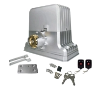 Wjpkm202p - paquete de motor para portón deslizante o corredizo  soporta hasta 1800 kg  incluye motor modelo wjpkmp202  3 metros de cremallera modelo wjkjct y accesorios de fijación