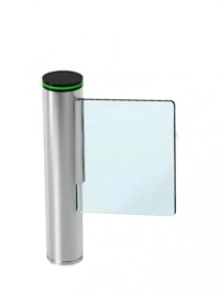 Wejoin wjtbh301bl - puerta de cortesia abatible bidireccional, para alto flujo, 3 millones de ciclos, 25 - 35 aperturas por minuto aleta de acrílico, compatible con cualquier control de acceso