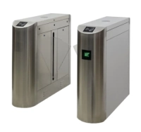 Wejoin wjtyh101sp - barreras peatonal flap barrier bidireccional con aletas de acrílico 3 millones de ciclos pase 25 - 35 por minuto compatible con controles de acceso