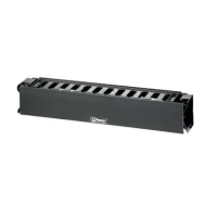 Organizador sencillo panduit wmphf2e - negro