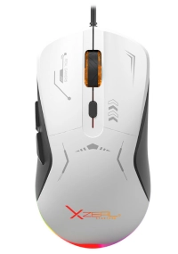 Mouse gamer xst-401 blanco-negro. xsamga2wb.