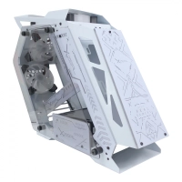 Gabinete gamer micro atx/mini itx ir02 xzgairrgbw blanco.