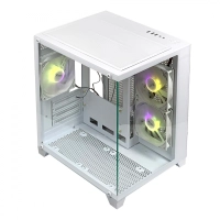 Gabinete xzeal panzer ii cubo m-atx/itx xzgamc2w espacio para disco duro 1 x 3.5 hdd - 2 x 2.5 ssd