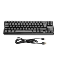 Teclado gamer yeyian ytm-28209r akil s3500 mecanic switch rojorgb/bt