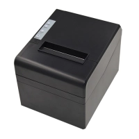 Zkteco zkp8001 - impresora térmica de 80 mm para control de asistencia y emisión de tickets, voltaje de 24v y conexiones usb, rs232 y rj11