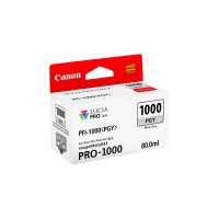 Tinta canon pfi-1000r gy lucia pro ink tank 80ml color gris