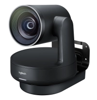 Sistema de videoconferencia logitech rally plus all in one 4k 30fps zoom 15x hd 1 mic 1 speakers ideal para salas grandes y extra grandes
