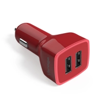 Cargador para auto vorago 2 puertos usb rojo blister au-103-rd Cargador para auto vorago 2 puertos usb rojo blister au-103-rd