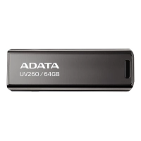 Memoria flash adata uv260 16gb usb 2.0 plata (auv260-16g-rbk)