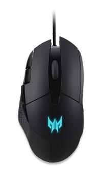 Mouse acer predator cestus 315 pmw010 óptico 8 botones hasta 6500dpi sensor pixart 3325 color negro