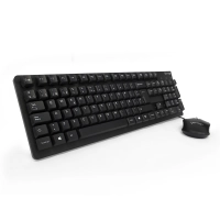 Kit vorago teclado y mouse alambrico multimedia usb km-106