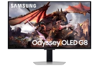 Monitor led samsung 32 pulgadas 4k uhd (3,840 x 2,160) flat, odyssey oled g8, 0.03ms, freesync premium pro, 240 hz,  d. port, hdmi, usb hub, wifi, bocinas