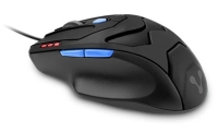 Mouse vorago mo-408 optico 800120021003400 dpi alambrico negro