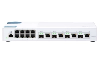 Switch qnap qsw-m408-4c switch administrado web de capa 2 de 10 gbe de nivel básico para implementación de redes smb