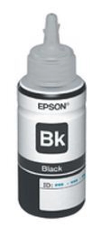 Botella de tinta epson negra t664120 70ml original