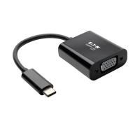 Adaptador tripp lite usb-c a vga con modo alterno dp 1.2 color negro